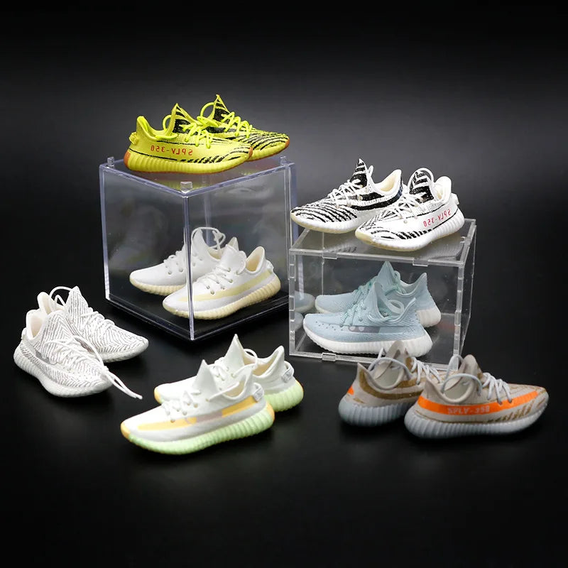 1/6 Adidas Yeezy BOOST 350 V2 Mini Ornament Replica w/ Display Case (16 Styles)